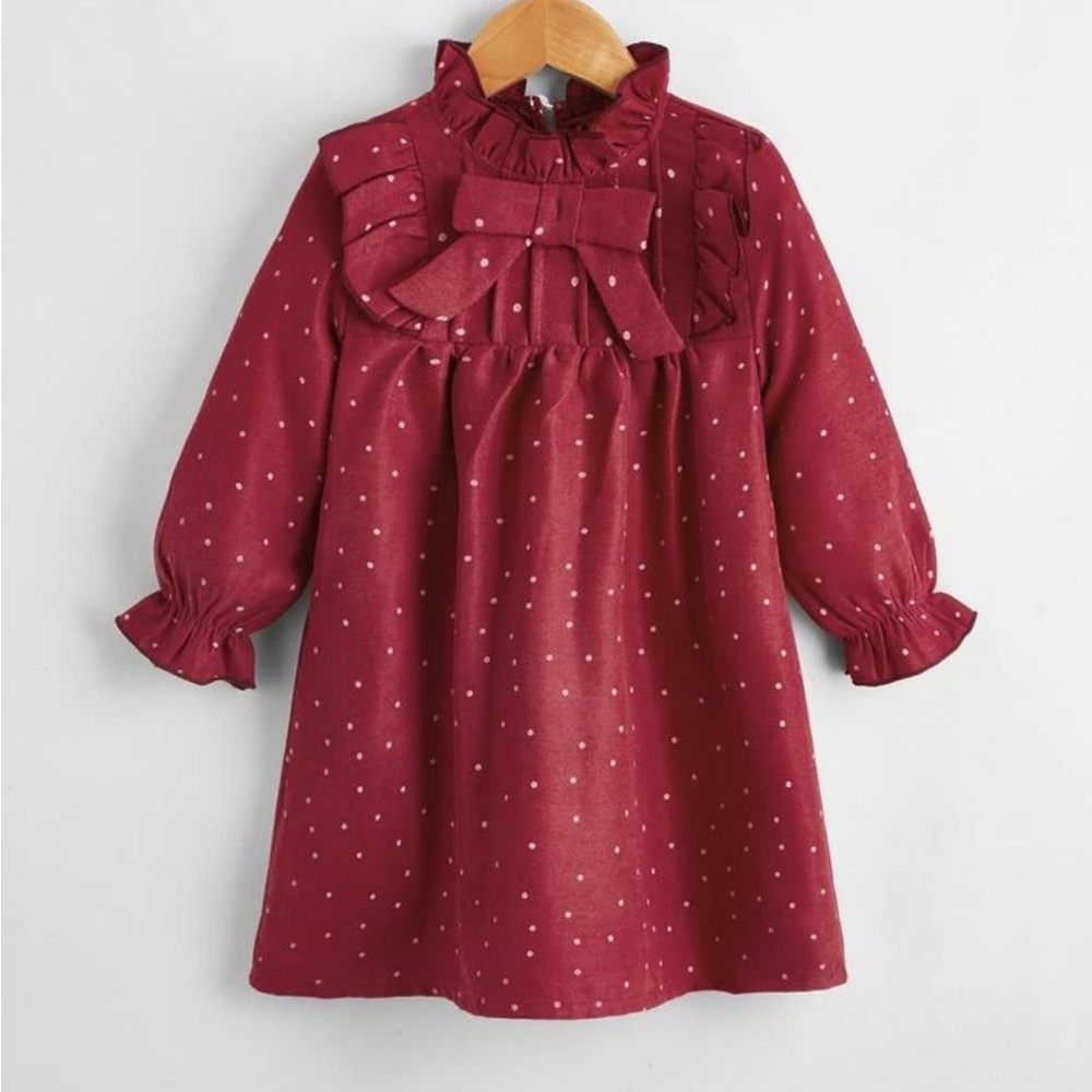 Frill neck Dress